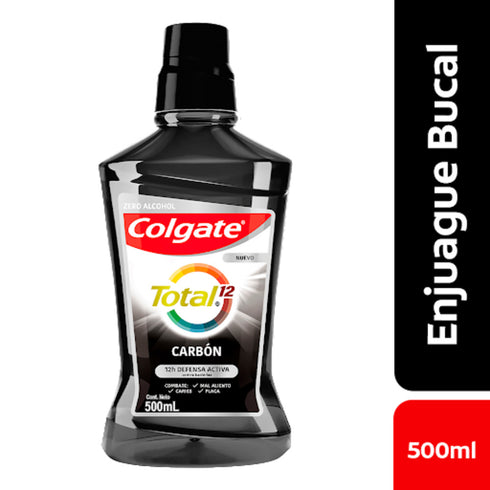 ENJUAGUE COLGATE 500M 12 CARBON